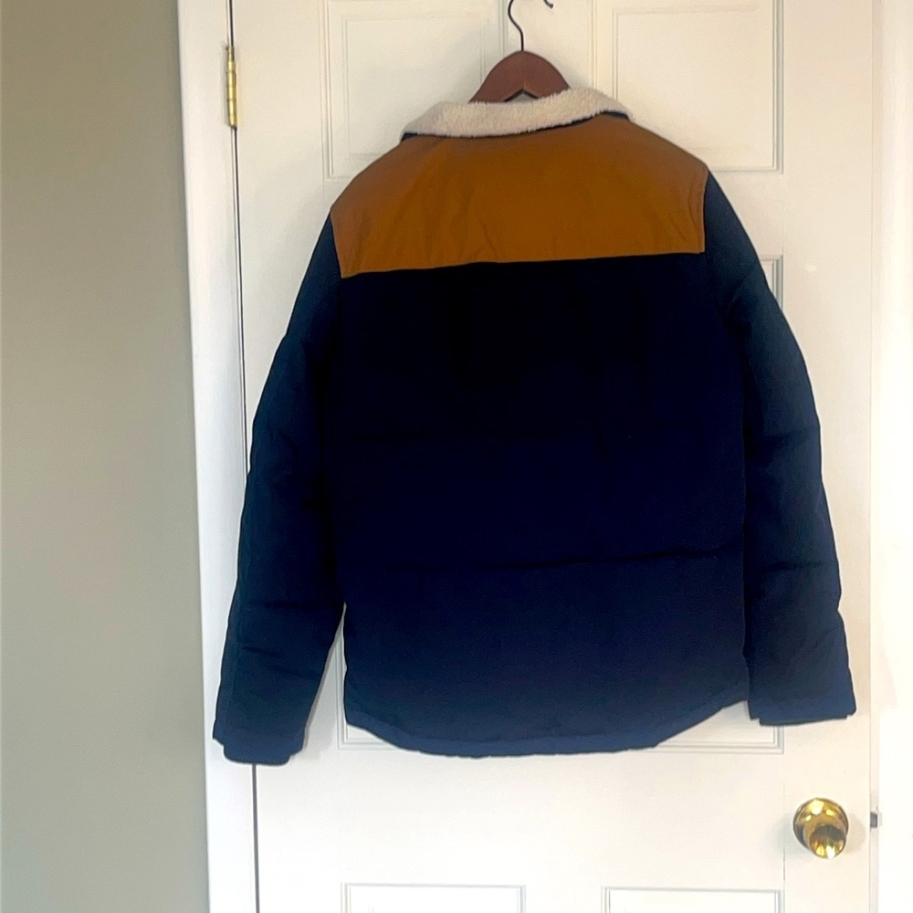 Levi's Men's Woodsman Sherpa Collar Puffer Jacket Small - Picture 6 of 8